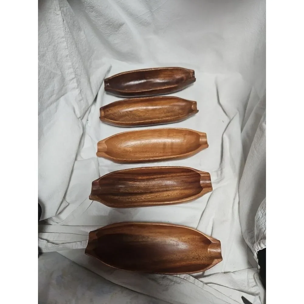 Vintage Wooden Corn Cob Holders Handmade  Set Of Five‎